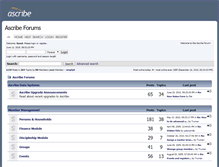 Tablet Screenshot of forum.ascribedata.com